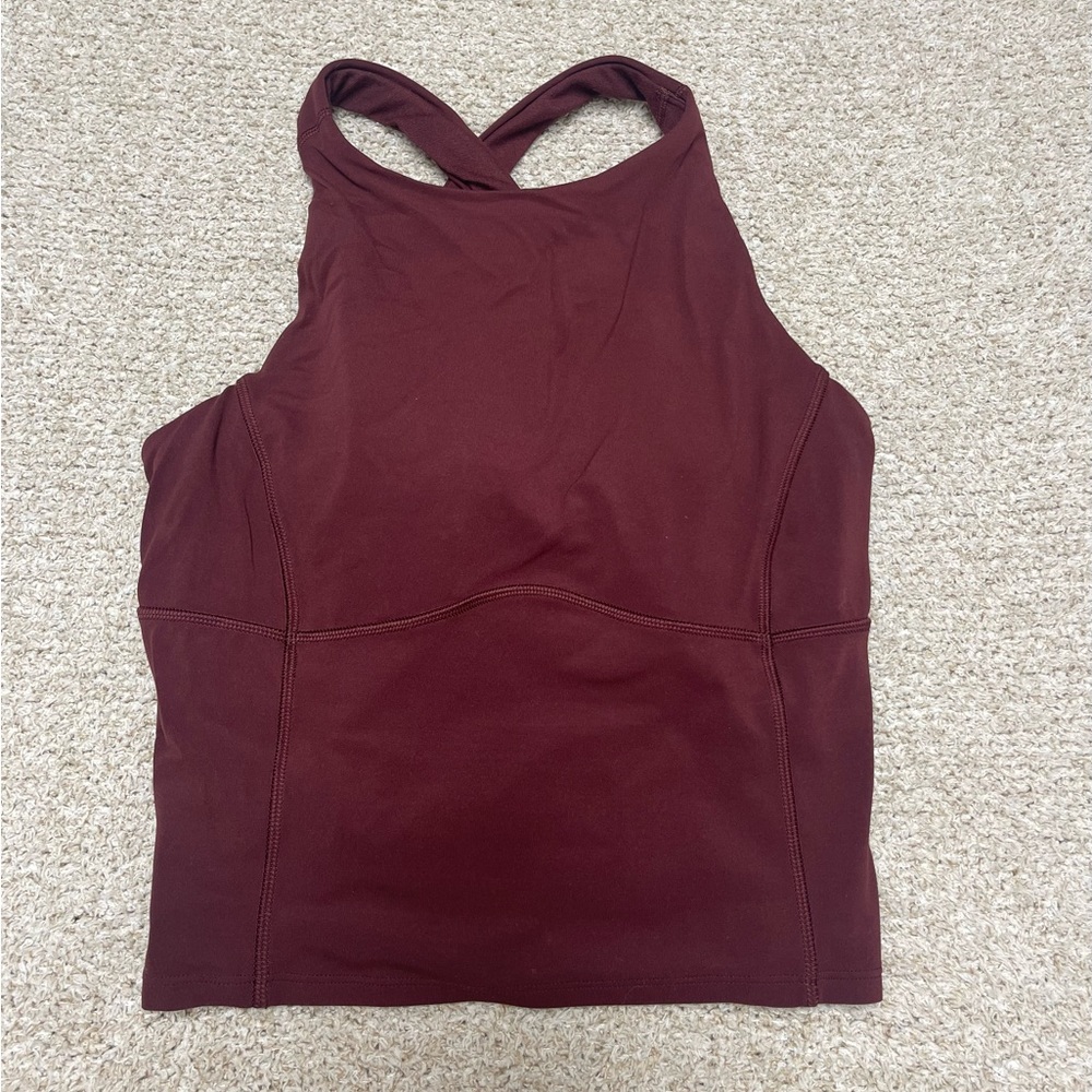 Burgundy Lululemon Tank